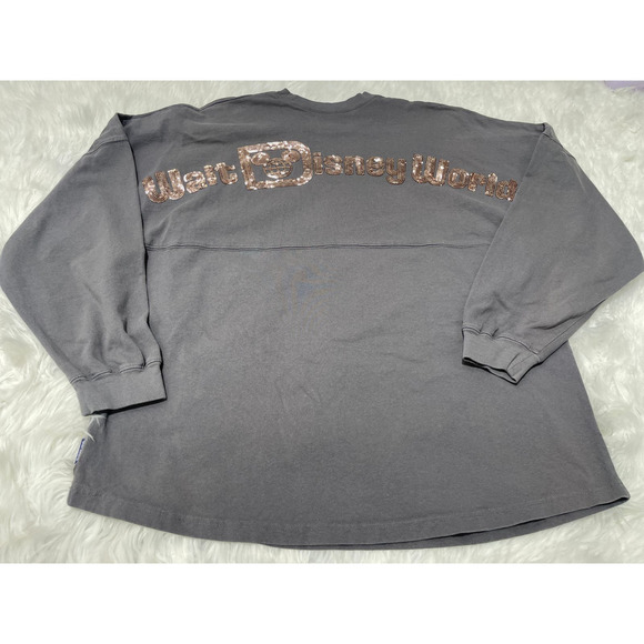 Disney Tops - Walt Disney World Briar Rose Gold Sequined Spirit Jersey Sweatshirt Size XXL